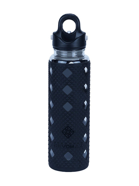 Revomax 473ml / 16oz Twist-free Borosilicate Glass Water Bottle