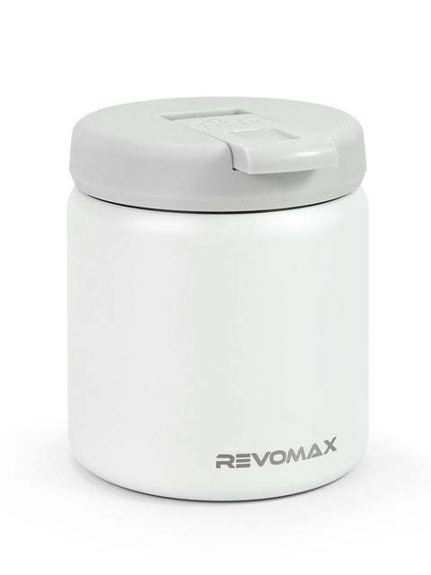 Revomax Easy Open Lunch Thermos, Wide Mouth Thermos, Stainless Steel Insulated Food Containers, Twist Free Thermos Jar, Leak Proof Soup Thermal