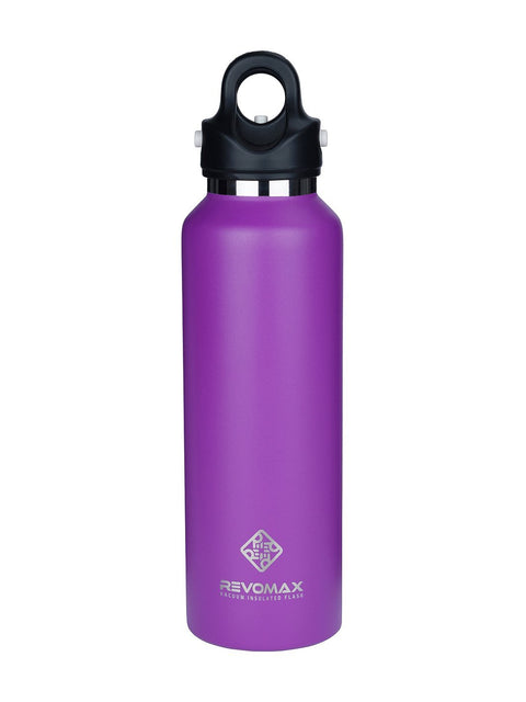 Stainless Steel Purple Water Bottle - 20 oz